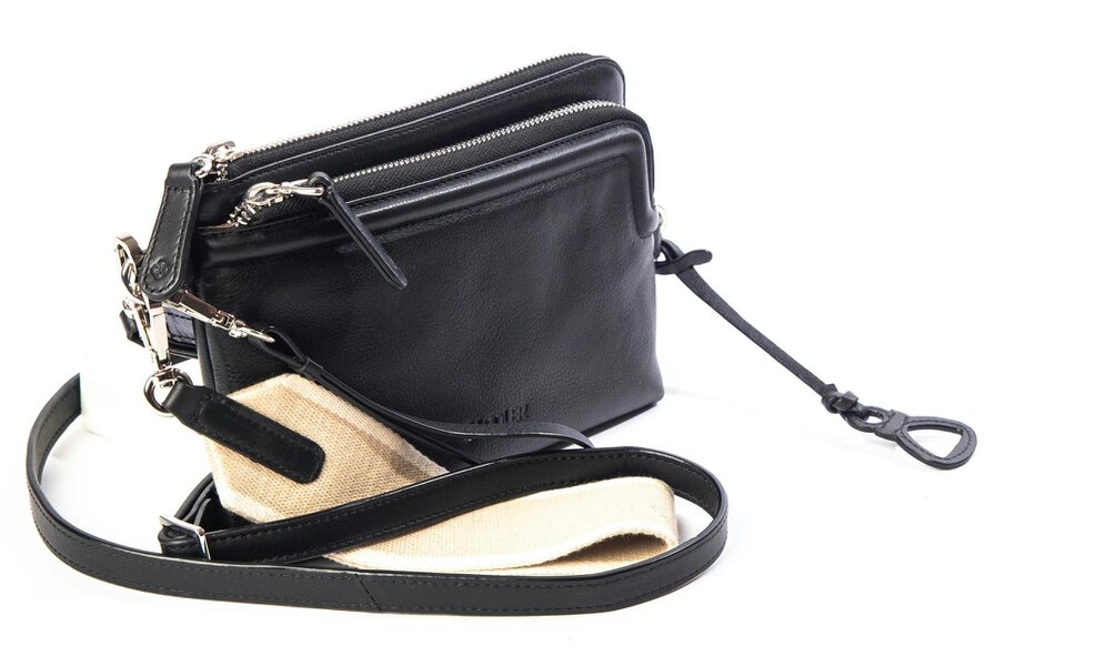 SADDLER Heather Leather Clutch & Crossbody Bag - Handmade by Saddler  – Versatile & Compact