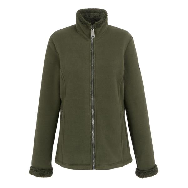Regatta Womens/Ladies Brandall Heavyweight Fleece Jacket - Dark Khaki/Dark Khaki - 