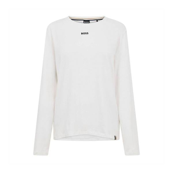 Boss Womens/Ladies Long-Sleeved Pyjama Set - White - 