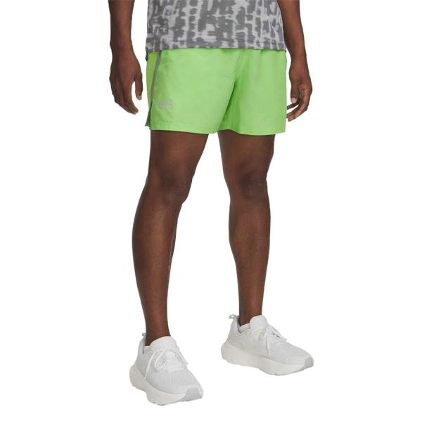 Under Armour Mens Launch Lightweight Running Shorts - Green - 