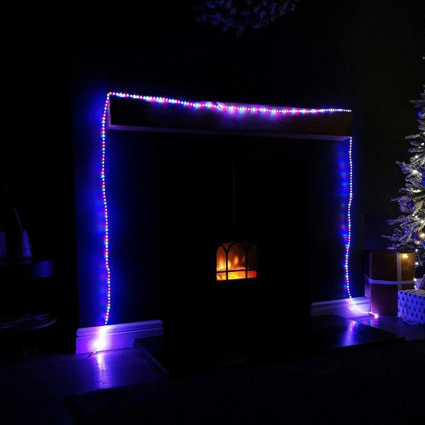 Samuel Alexander 6.4m Compact MicroBrights Christmas Lights with 400 LEDs in Rainbow