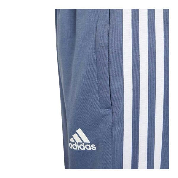 Adidas Childrens/Kids 3 Stripes Joggers - Blue - 