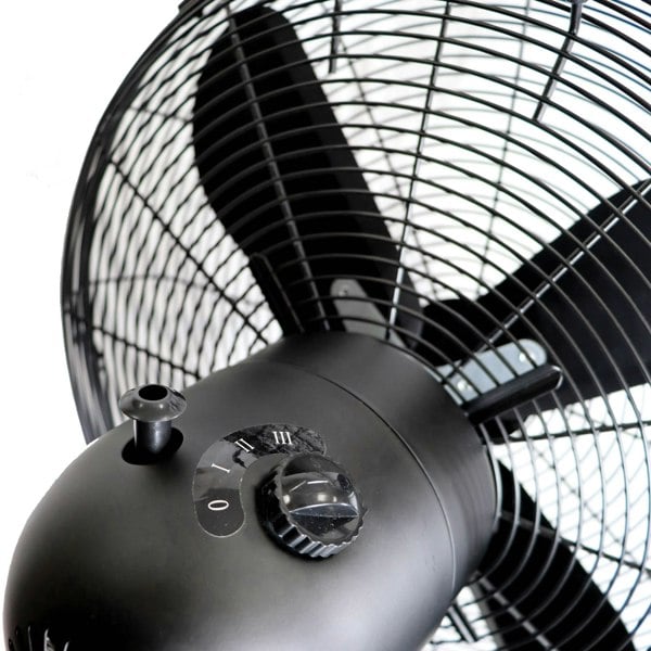 igenix 16 Inch Pedestal Fan, 3 Speeds, Black