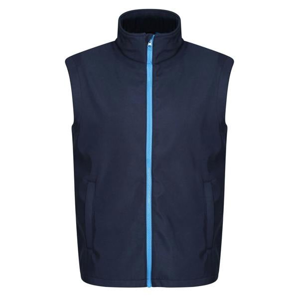 Regatta Professional Mens Ablaze Soft Shell Bodywarmer - Navy/French Blue - 