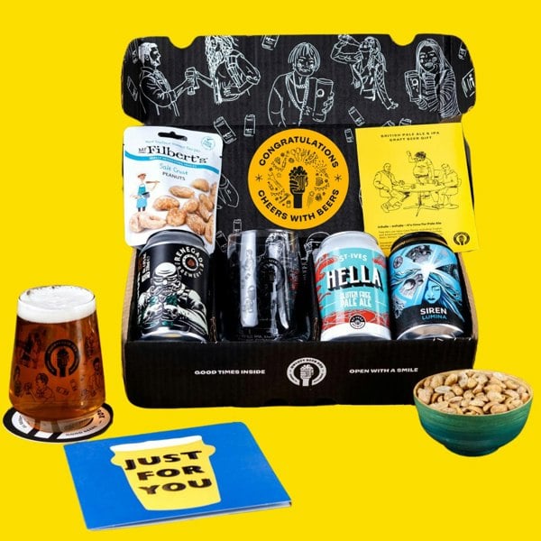 QWERTY Beer Box Congratulations Pale Ale & IPA Kick-Off Kit