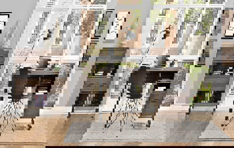 Dorel Home Candon Writing Desk Medium in Brown