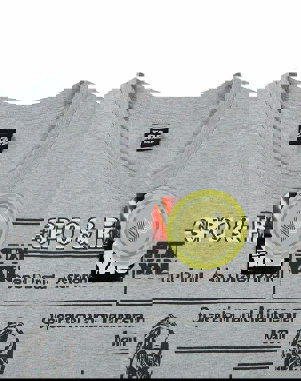 Star Wars Mens Grey R2-D2 Short Sleeved T-Shirt