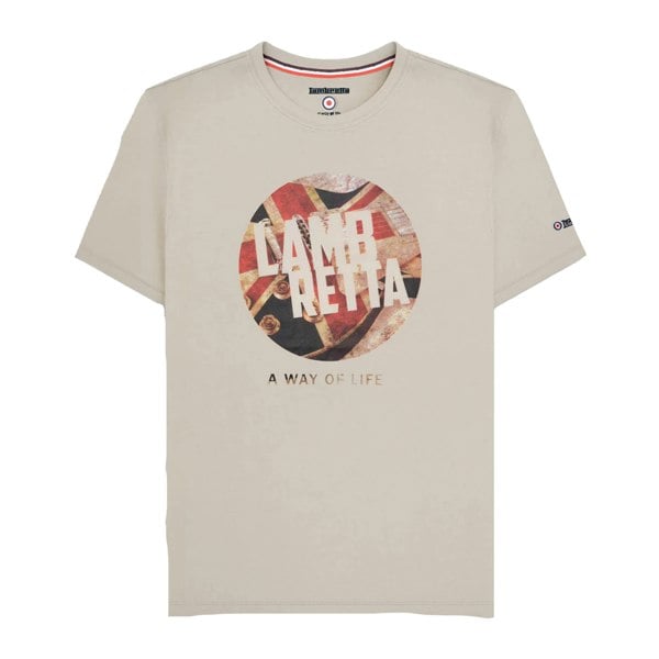 Lambretta Mens Union Jack T-Shirt - Jetstream