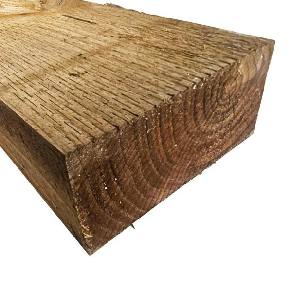 Snowdon Timber Treated Brown Sleeper (T) 100mm (W) 200mm (L) 1.8m