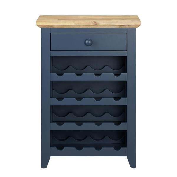 Statement Furniture Florence Wine Rack with Drawer Wooden 16 Wine Bottle Storage Assembled