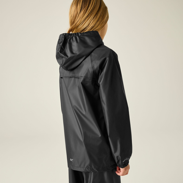 Regatta Great Outdoors Childrens/Kids Stormbreak Waterproof Jacket - Black