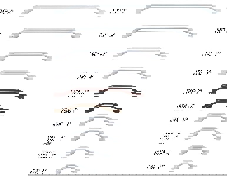 Aidapt Solo Easigrip Steel Grab Bar 44 inch White