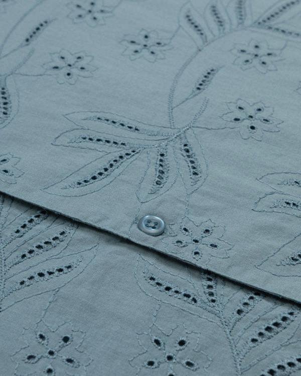 Larsson & Co Daan - Floral Embossed Short Sleeve Shirt