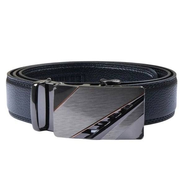 TruClothing Men’s Leather Automatic Click Buckle Adjustable Ratchet Belt