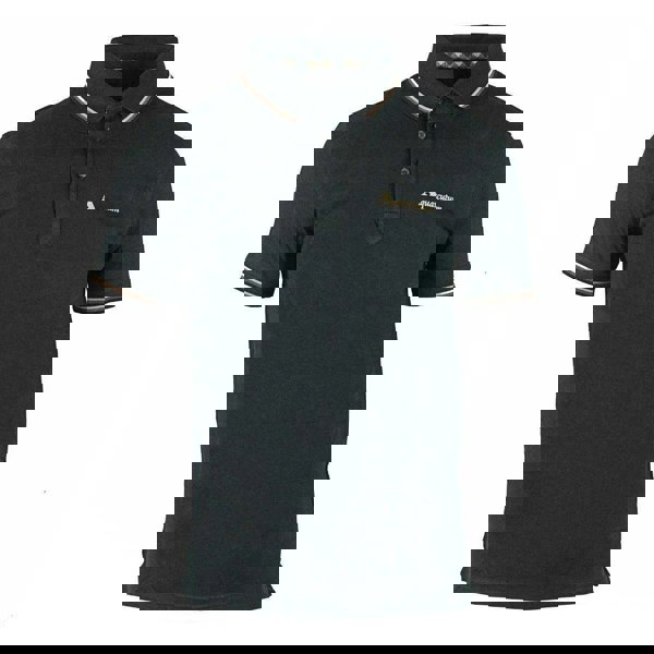 Aquascutum Unisex Adult Logo Polo Shirt - Black