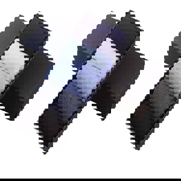 Anysox 5 Pairs Size 6-10 Casual Business Socks High Quality Cotton Breathable Elastic Solid Color For Men