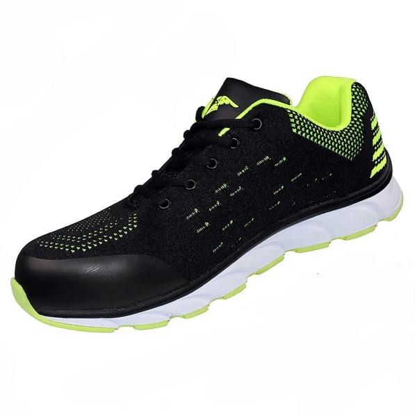 Goodyear Mens Safety Shoes - Black/Green