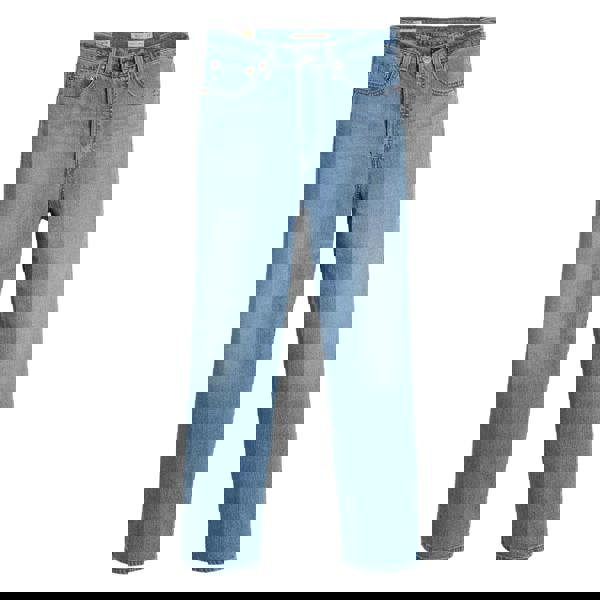 Levis Womens/Ladies Ribcage Cotton Linen Straight Leg Jeans - Blue - 