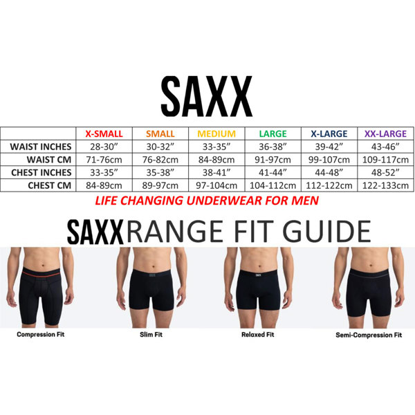SAXX Men's Vibe Xtra 6" Boxer Briefs 3-PAIR PACK {SAXX-PP3VX}