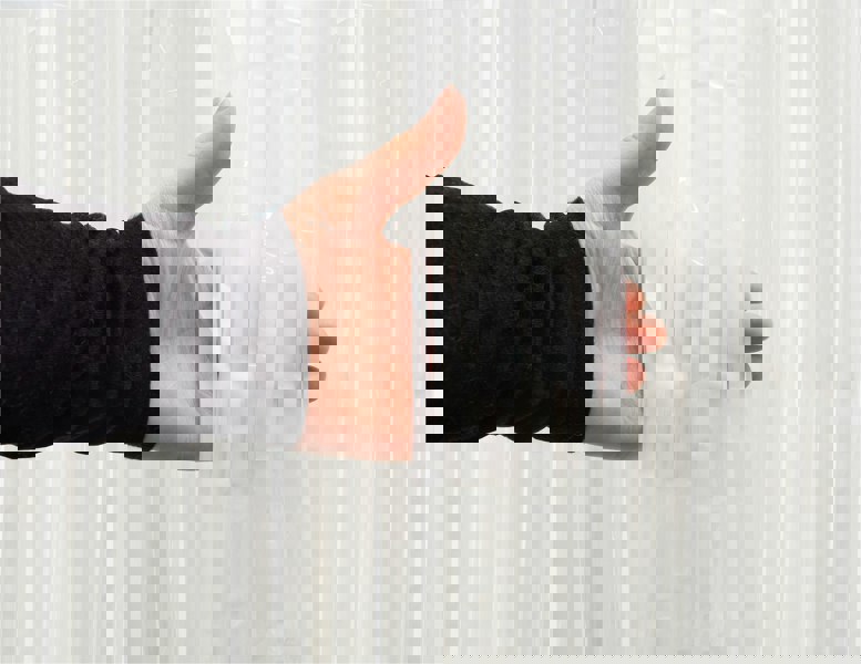 Cheetah Shimmer Tinsel Curtain, 2.5M x 1M White