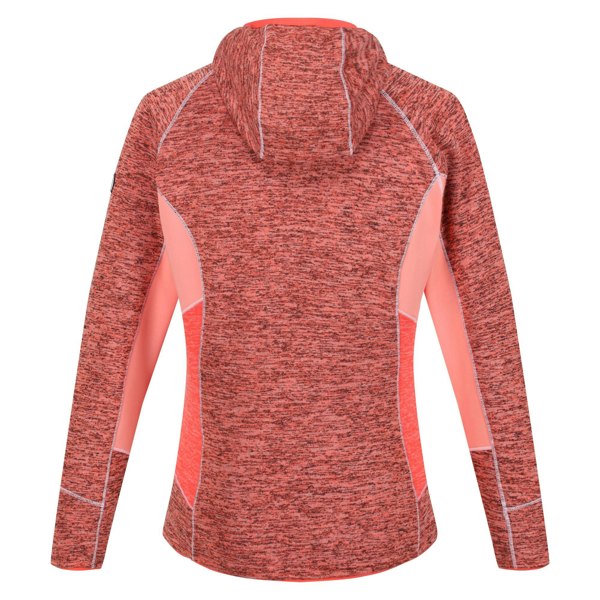 Regatta Women's Walbury III Full Zip Fleece Jacket - Fusion Coral/Neon Peach