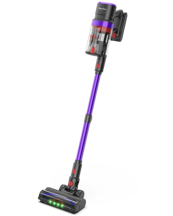 Teendow Cordless Handheld Vacuum Cleaner with 500W, 40KPa Brushless Motor and 60min Runtime
