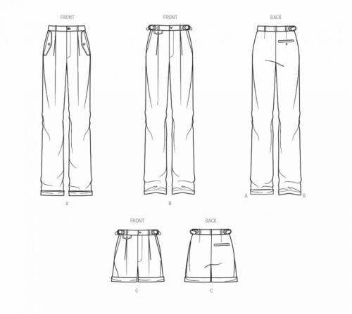 Simplicity Sewing Pattern 9709, Trousers, Shorts for Women, H5 (6-8-10-12-14) - Intermediate