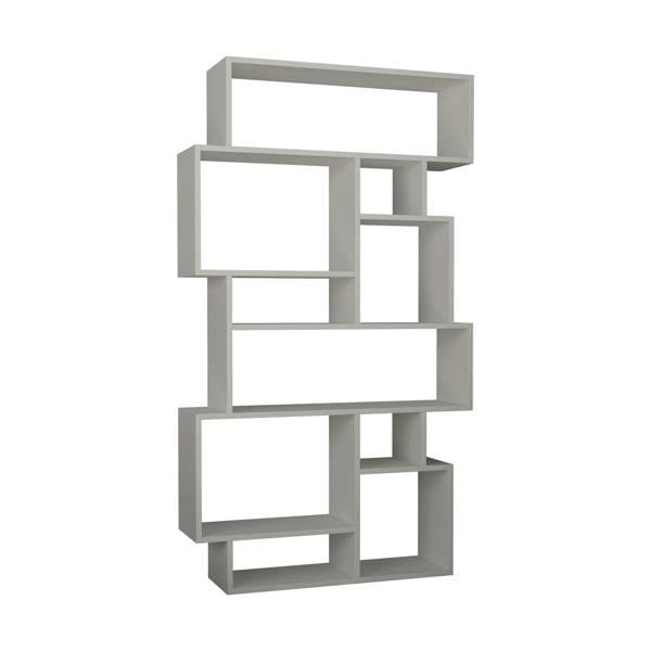 Decortie Karmato Modern Bookcase Display Unit with 10 Compartments 168.5cm Tall