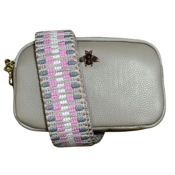 Love EMVY Genuine Leather Mini Bee Crossbody Bag