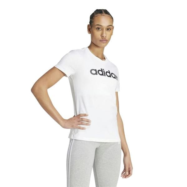 Adidas Womens/Ladies Logo T-Shirt - White - 