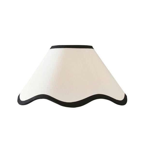 Pagazzi Lighting Ripple Shade Off White And Black 27Cm