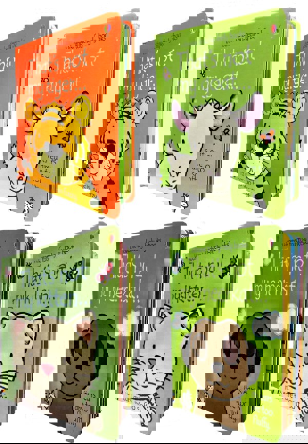 Thats Not My Touchy-Feely Collection 4 Books Set Kitten, Goat, Tiger, Meerkat