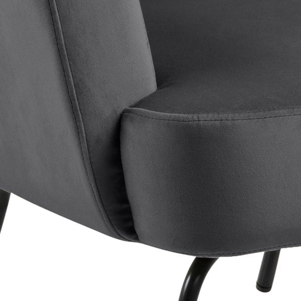 Furniture To Go Melissa Lounge Chair in Dark Grey
