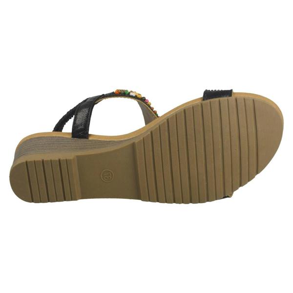 Savannah Ladies Savannah Wedge Heeled Sandals F12125