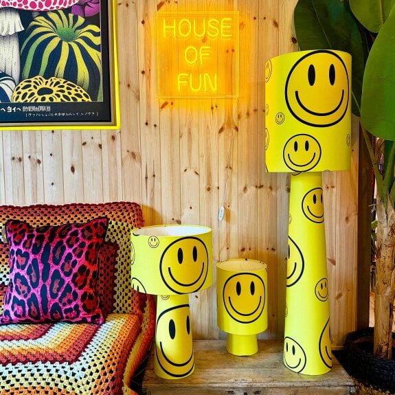 Love Frankie Acid Drops Smiley Face Portable Lamps