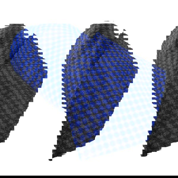 Dunhill woven silk tie in a hexbolt pattern