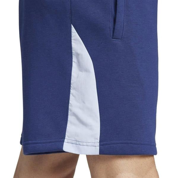 Adidas Mens Colour Block Casual Shorts - Dark Blue - 