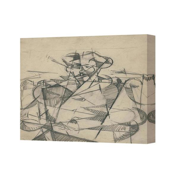 Benjamin Tate Design Abstract Line Art Canvas Print Geometric Sketch No 2362 Wall Decor