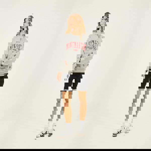 Brave Soul Grey Crew Neck Embroidered Sweatshirt - Grey Image 3