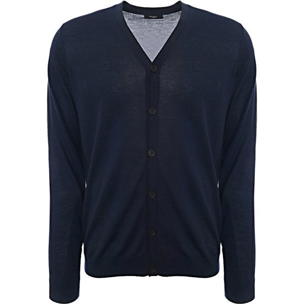 Paul Smith Mens Cardigan In Navy in Navy
