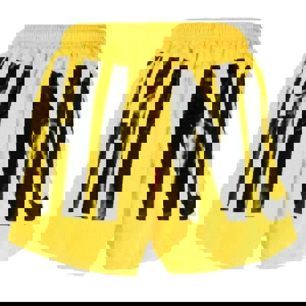 Moschino Mens Logo Swim Shorts - Bright Yellow - 