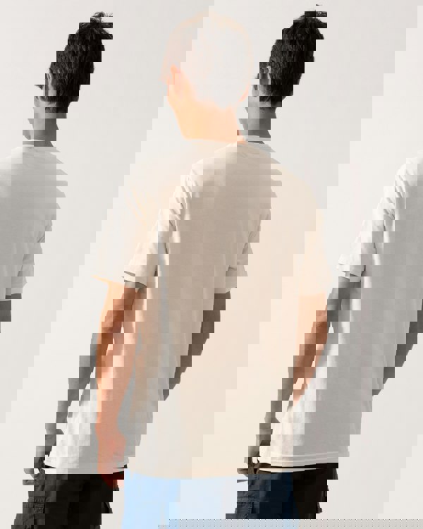 GANT Mens Graphic T-Shirt - 130 Cream - CHO - Designer Mens T-Shirts & Tops