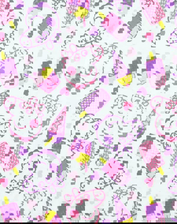 Peppa Pig Girls White Character Short Sleeved T-Shirt