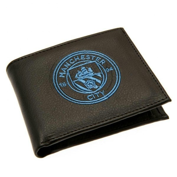 Manchester City FC Embroidered Wallet - Black