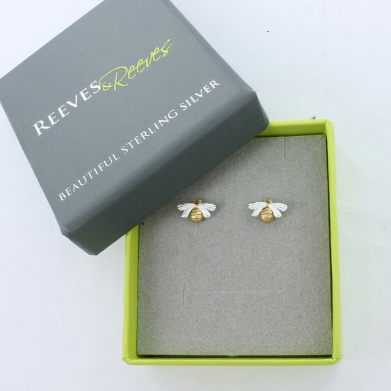 Reeves & Reeves Queen Bee Stud Earrings