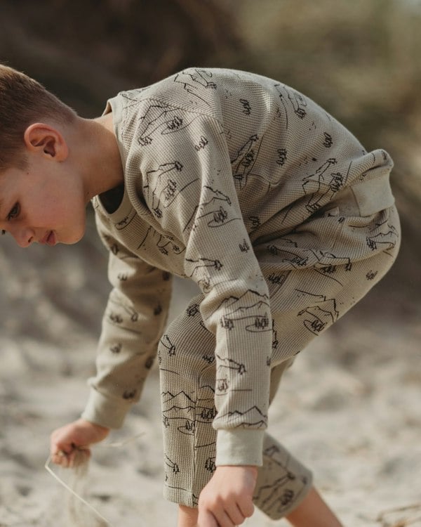 organic cotton Stone Wilderness Print Sweatshirt - image 3