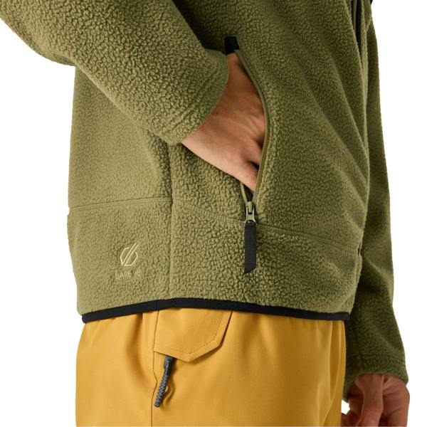 Dare 2B Mens Camber Shield Borg Fleece Jacket - Martini Olive - 