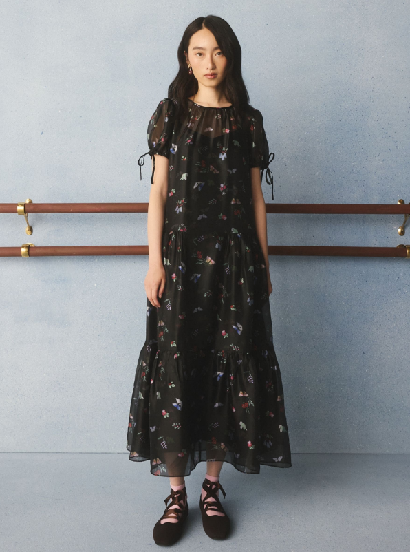 Cath Kidston Womens Ditsy Floral Casual Dress - Black