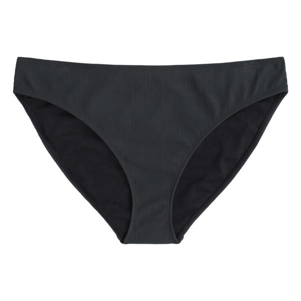Animal Womens Florence Ribbed Bikini Bottoms - Black