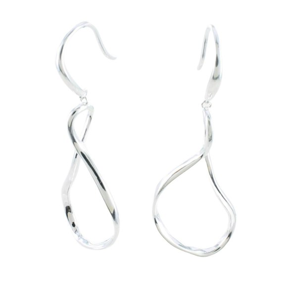 Sterling Silver Pear Drop Earrings - Reeves & Reeves